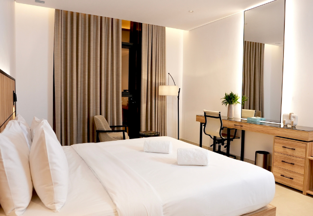 Modern hotel room